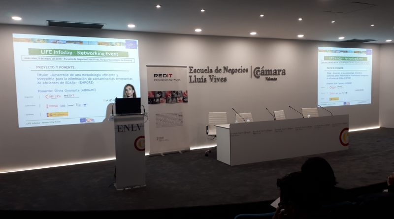 AIDIMME participa en el Infoday regional del programa LIFE 2018 dando a conocer la actualidad del proyecto europeo LIFE EMPORE