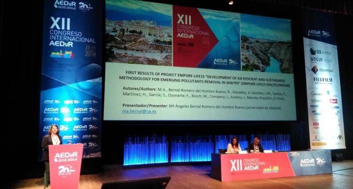 LIFE-EMPORE participation in the 12th International Congress of the Spanish Association of Desalination and Reuse (AEDyR)
